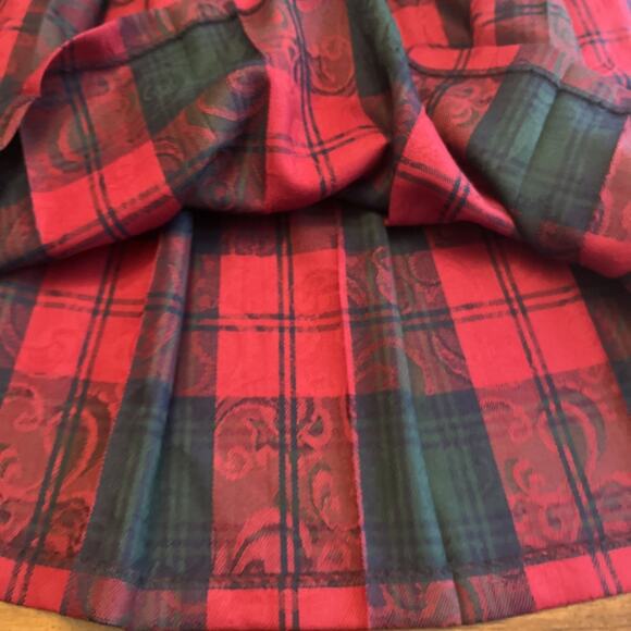 Vintage Pendleton Classic 100% Virgin Wool Skirt Wmn Sz 8 Red Green & Blue Plaid - Picture 8 of 8